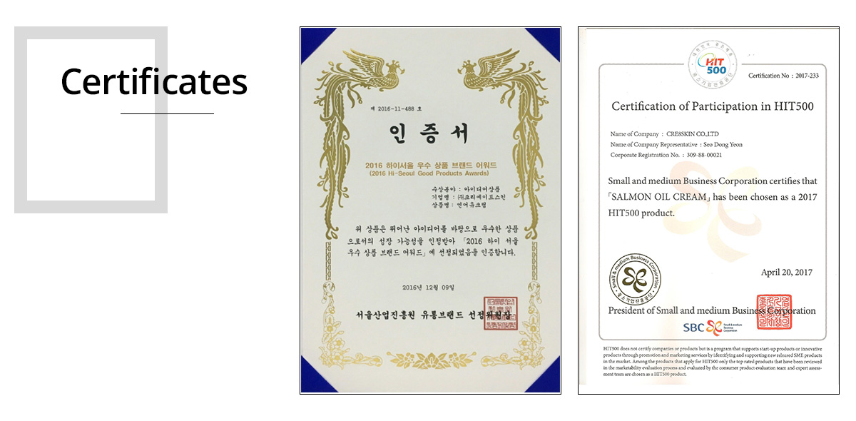 Certificates